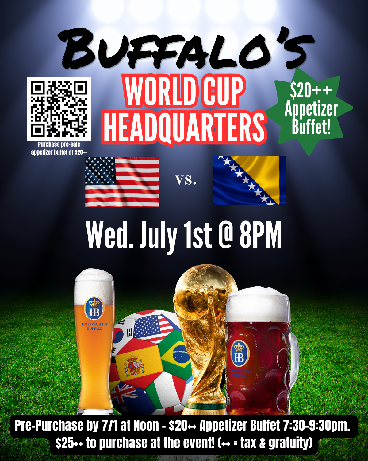 Usa Vs Bosnia Post Flyer (3)