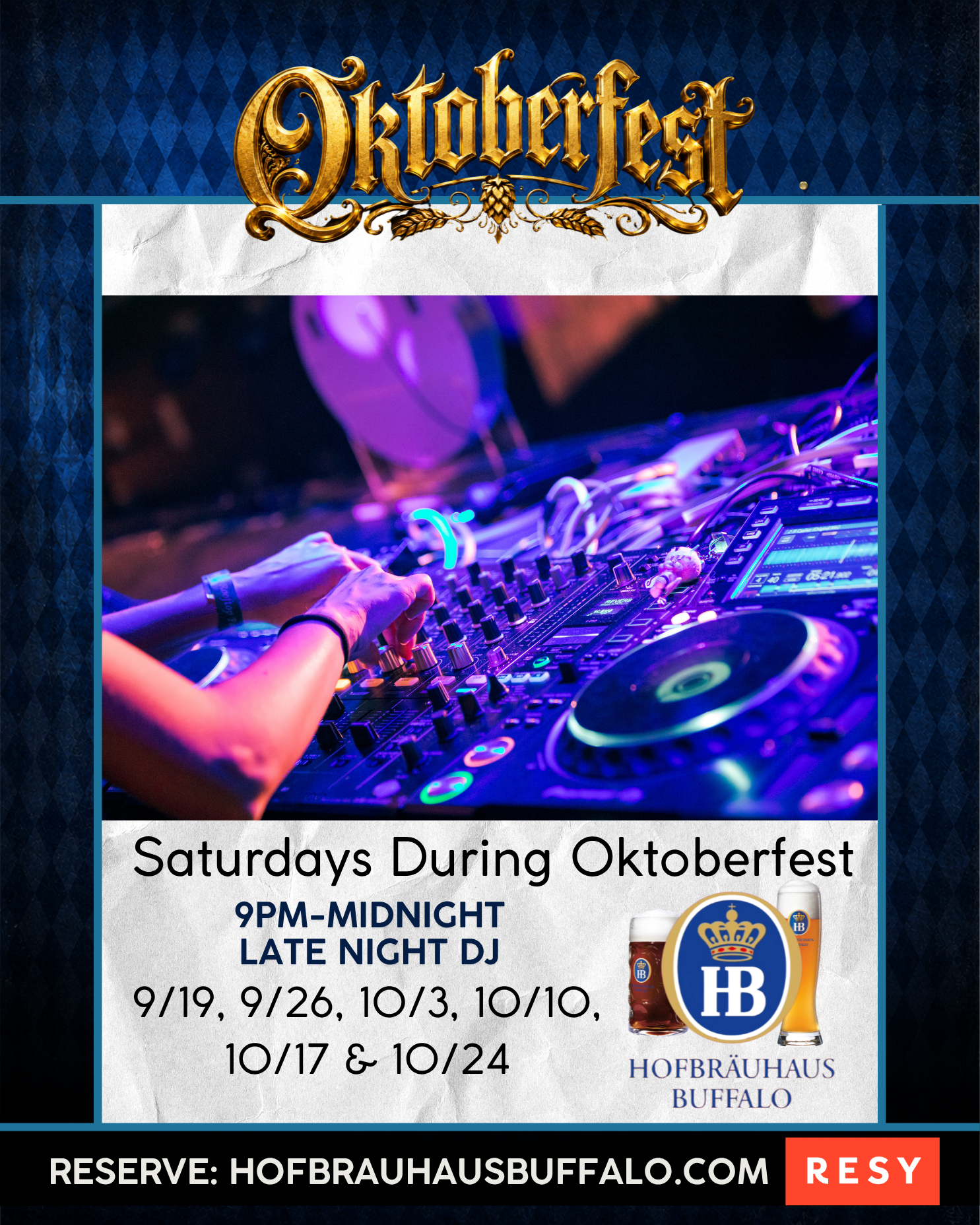 Saturdays Oktoberfest Late Night