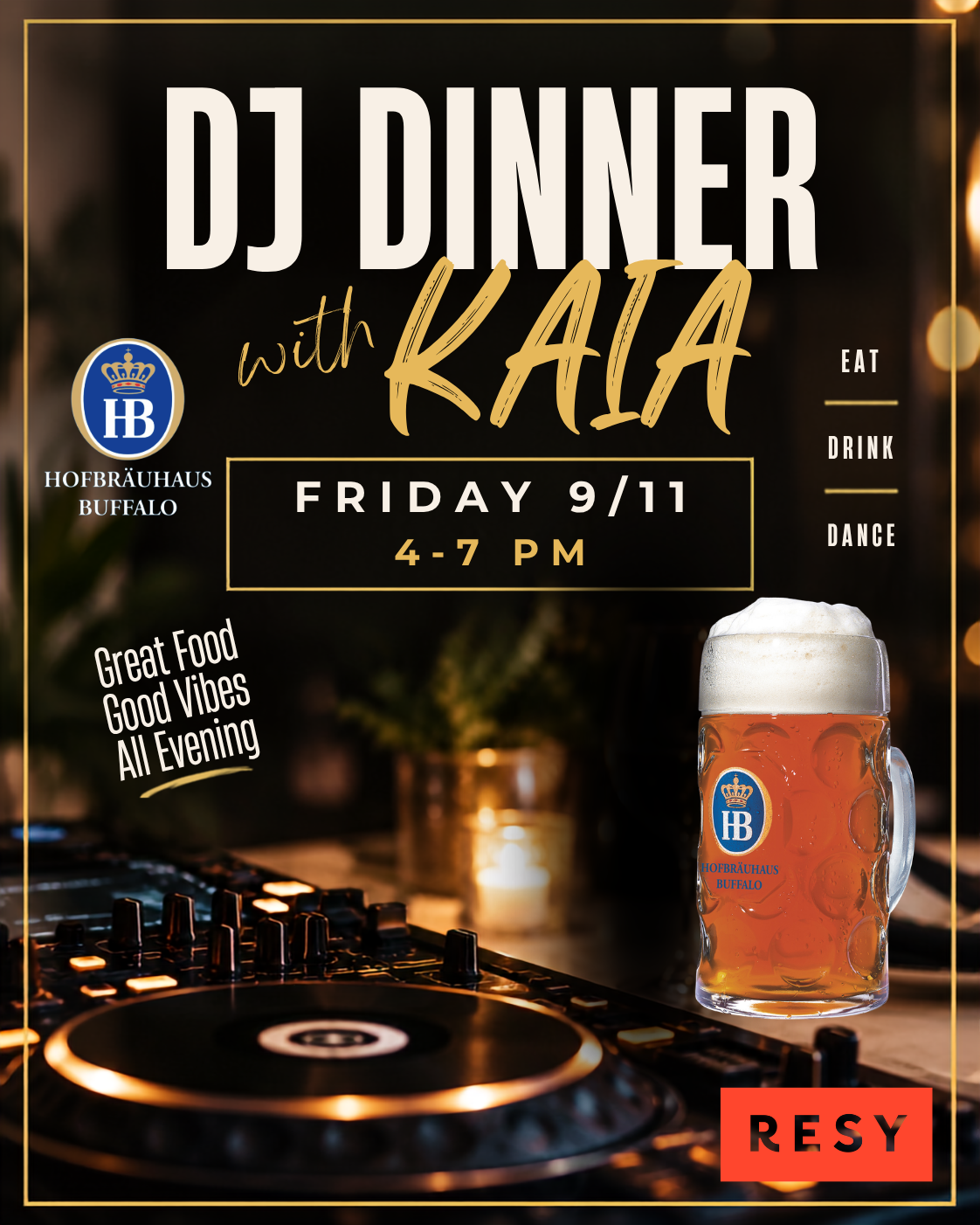 9 11 Dj Dinner Kaia