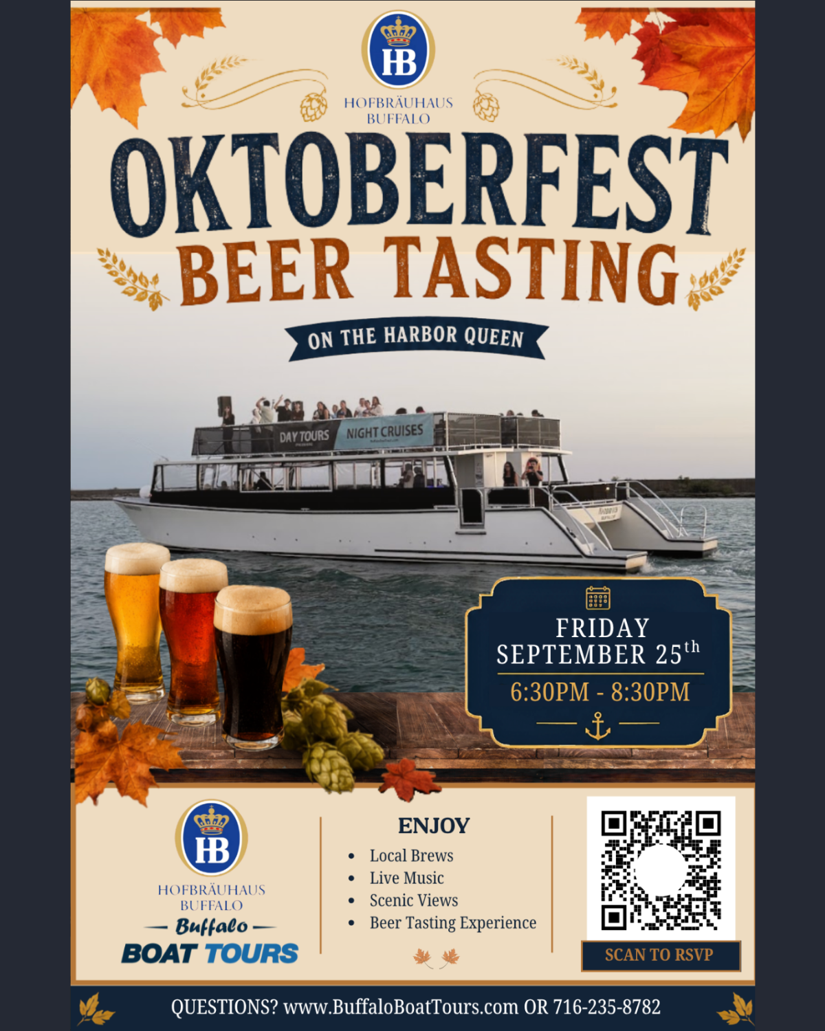 9 25 Harbor Queen Tasting Cruise